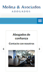 Mobile Screenshot of molinaabogados.es